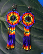 Load image into Gallery viewer, Flor Azul Earrings