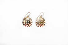Load image into Gallery viewer, Cuatro Flores Bronze Earrings