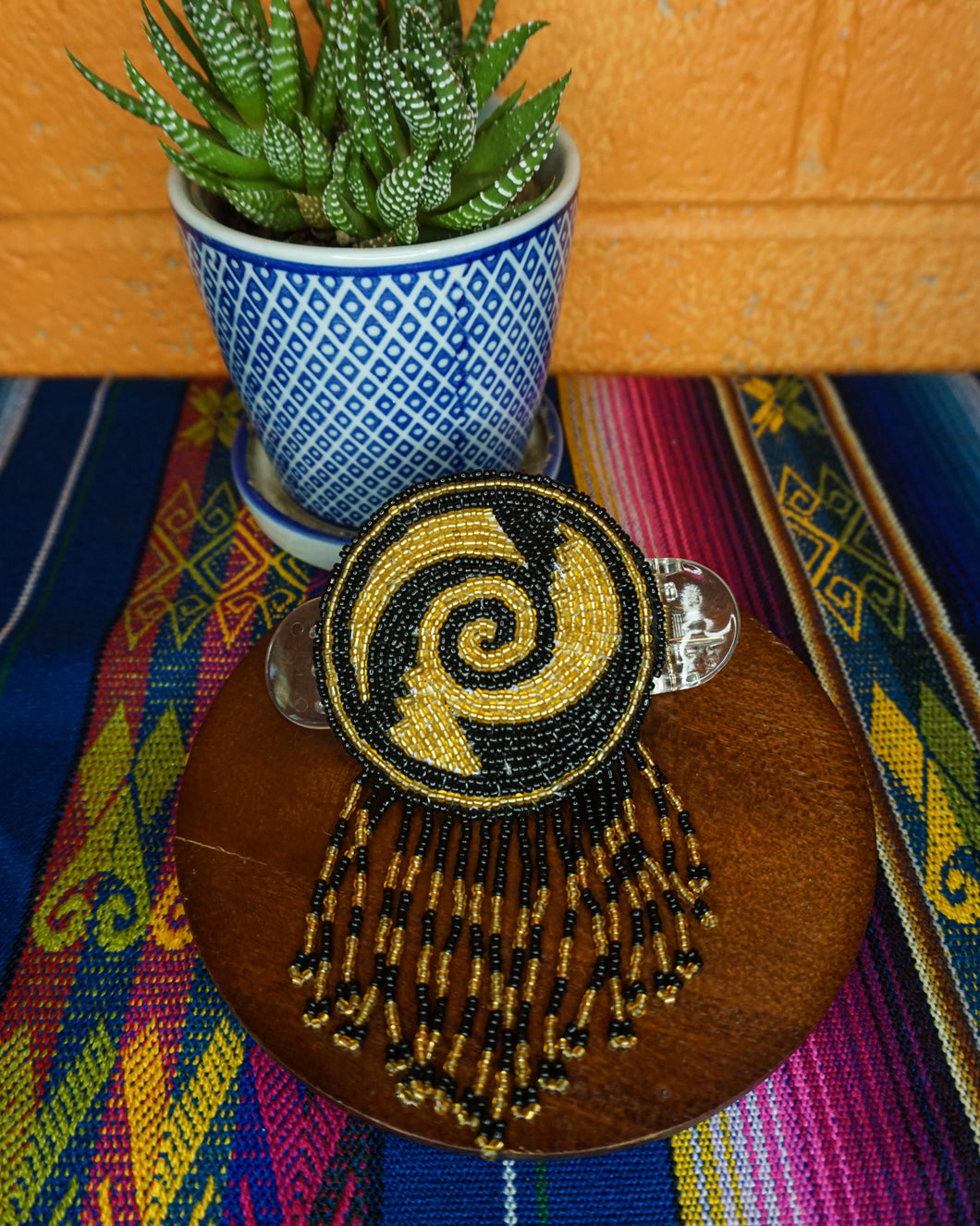 Beaded Hair Clips