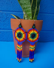 Load image into Gallery viewer, Flor Azul Earrings